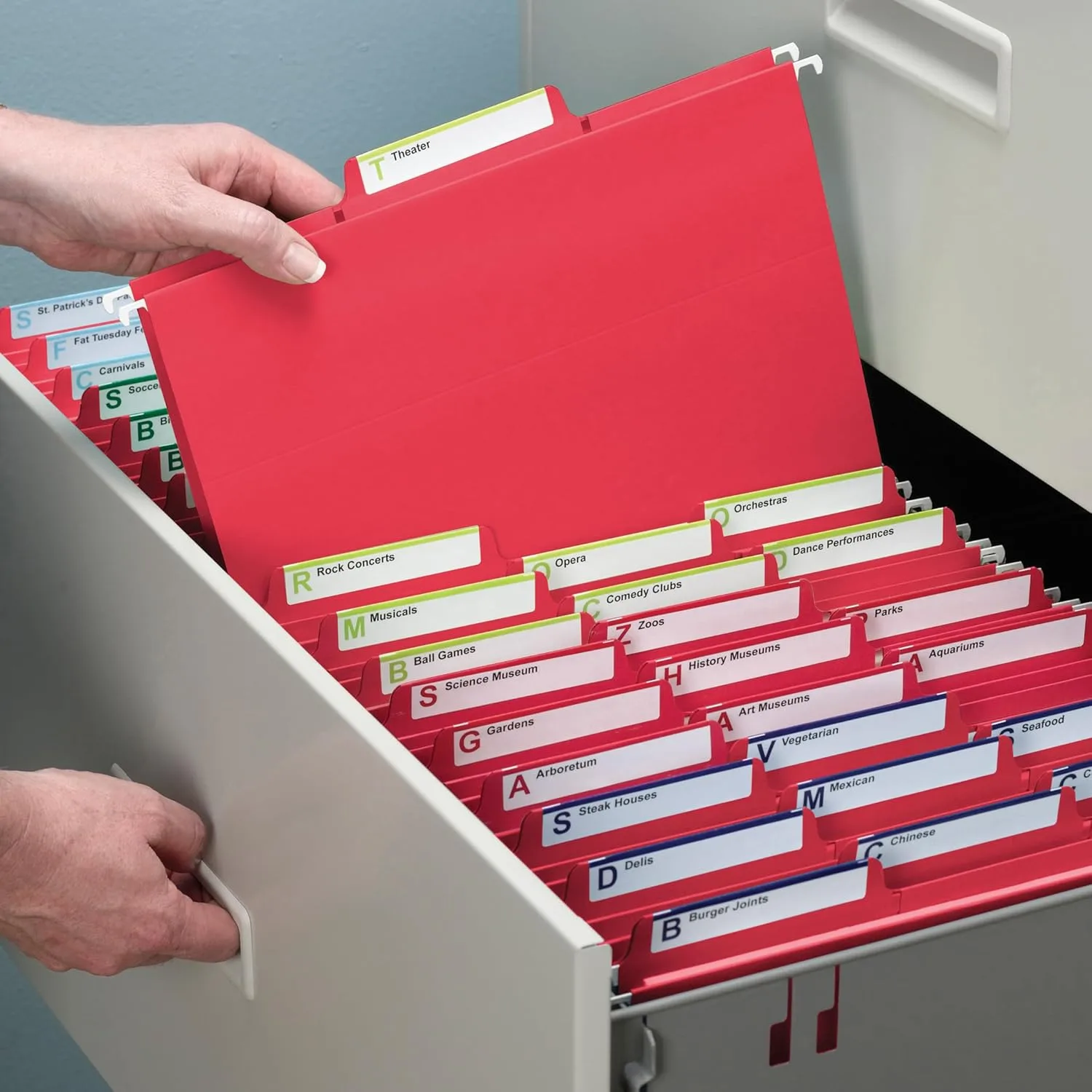 SMEAD FasTab Hanging File Folders, Letter Size