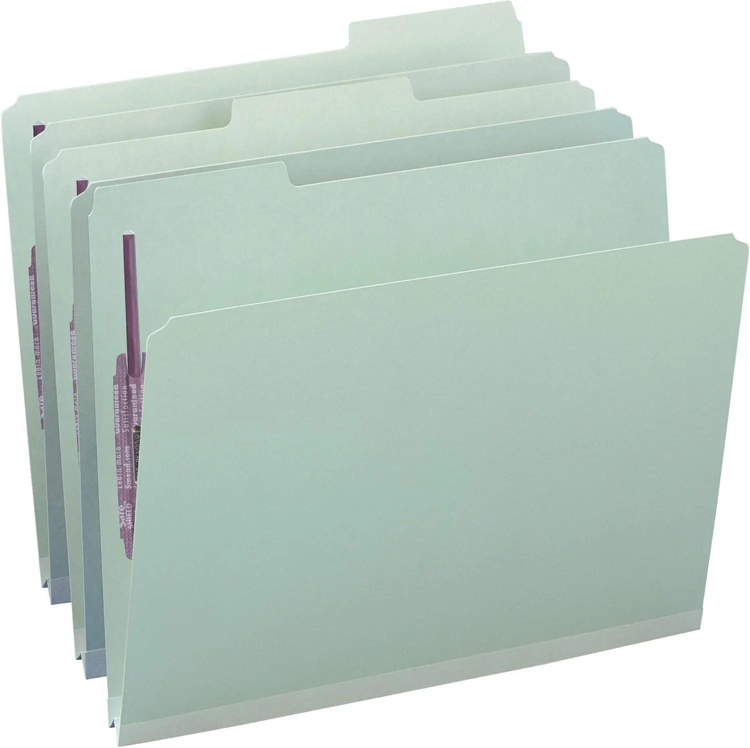 Smead Pressboard Fastener File Folder, Letter, 1" Expansion, 25/Box