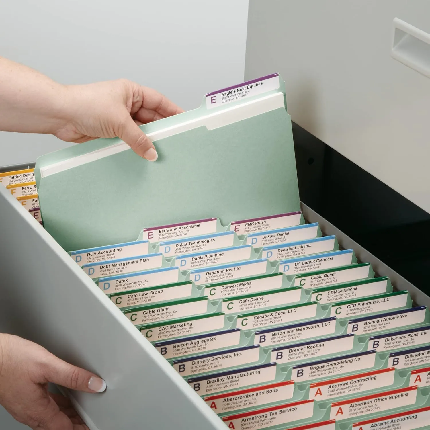 Smead Pressboard Fastener File Folder, Letter, 1" Expansion, 25/Box