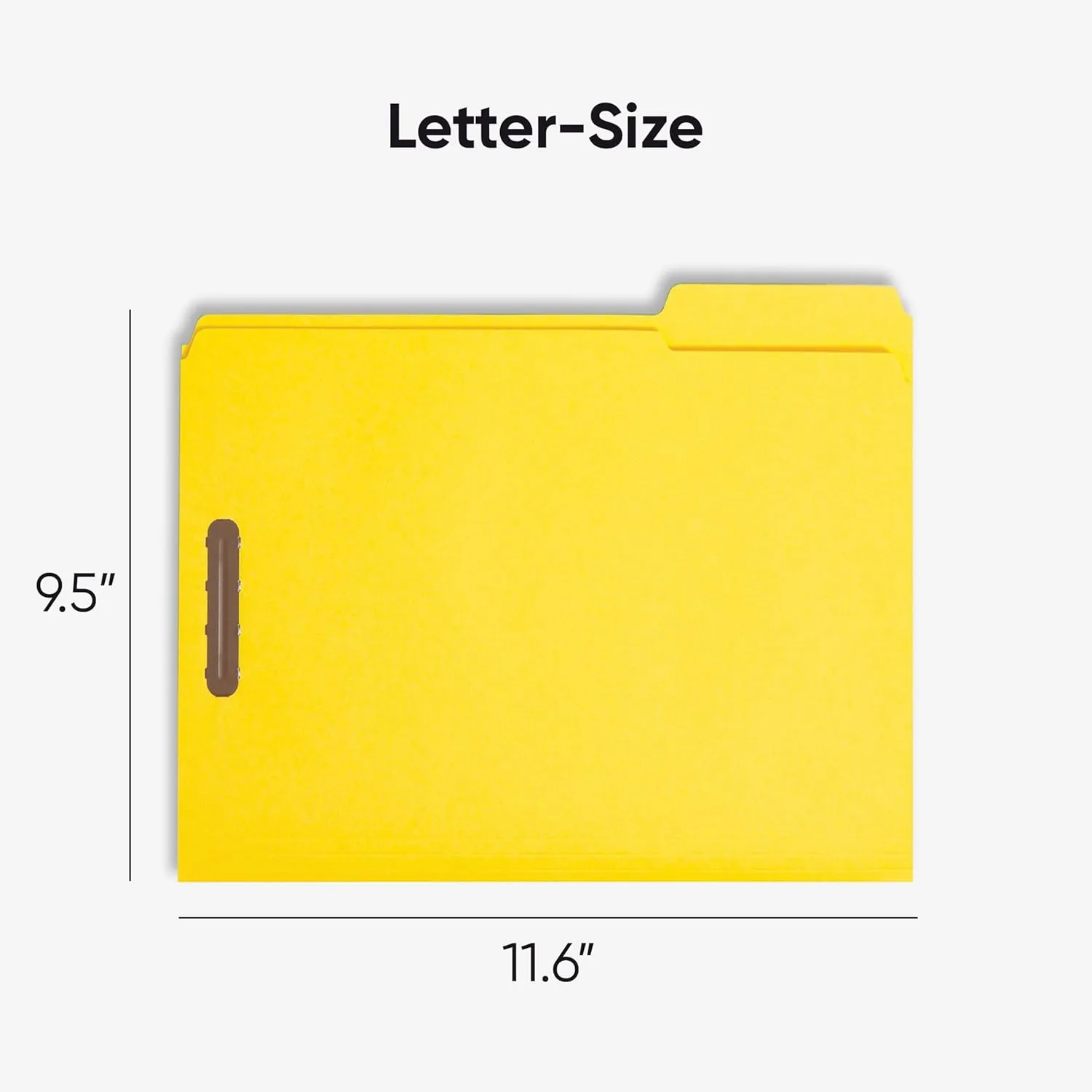 SMEAD Fastener File Folders with Reinforced 1/3-Cut Tabs