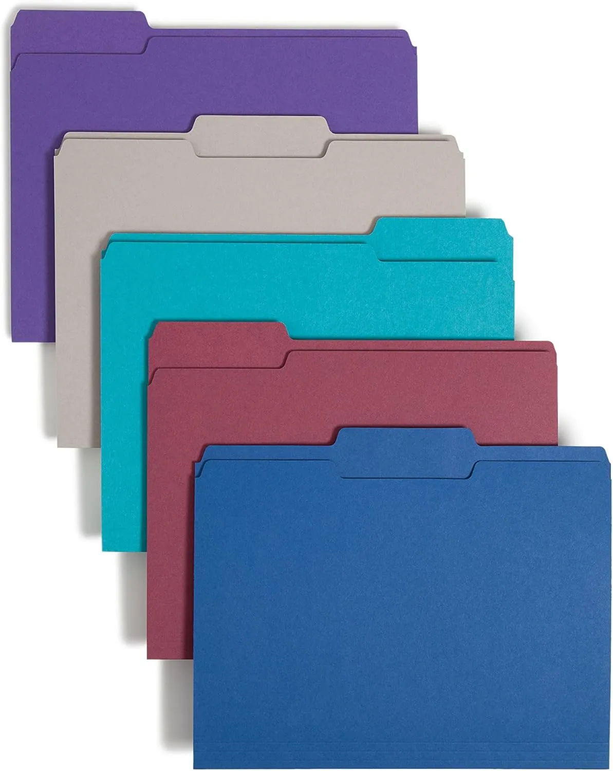 SMEAD Letter-Size File Folders, 1/3-Cut Top Tab