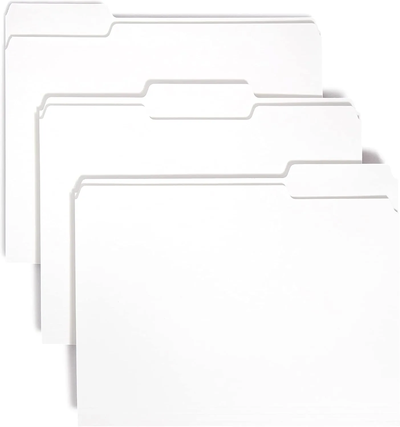 SMEAD Letter-Size File Folders, 1/3-Cut Top Tab