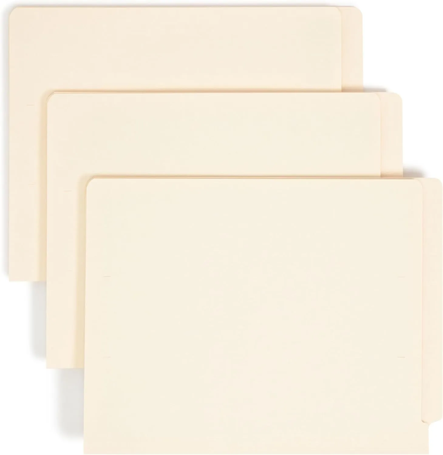 Smead Shelf-Master End Tab File Folders, 100 Count, Manila, Letter Size (24110)