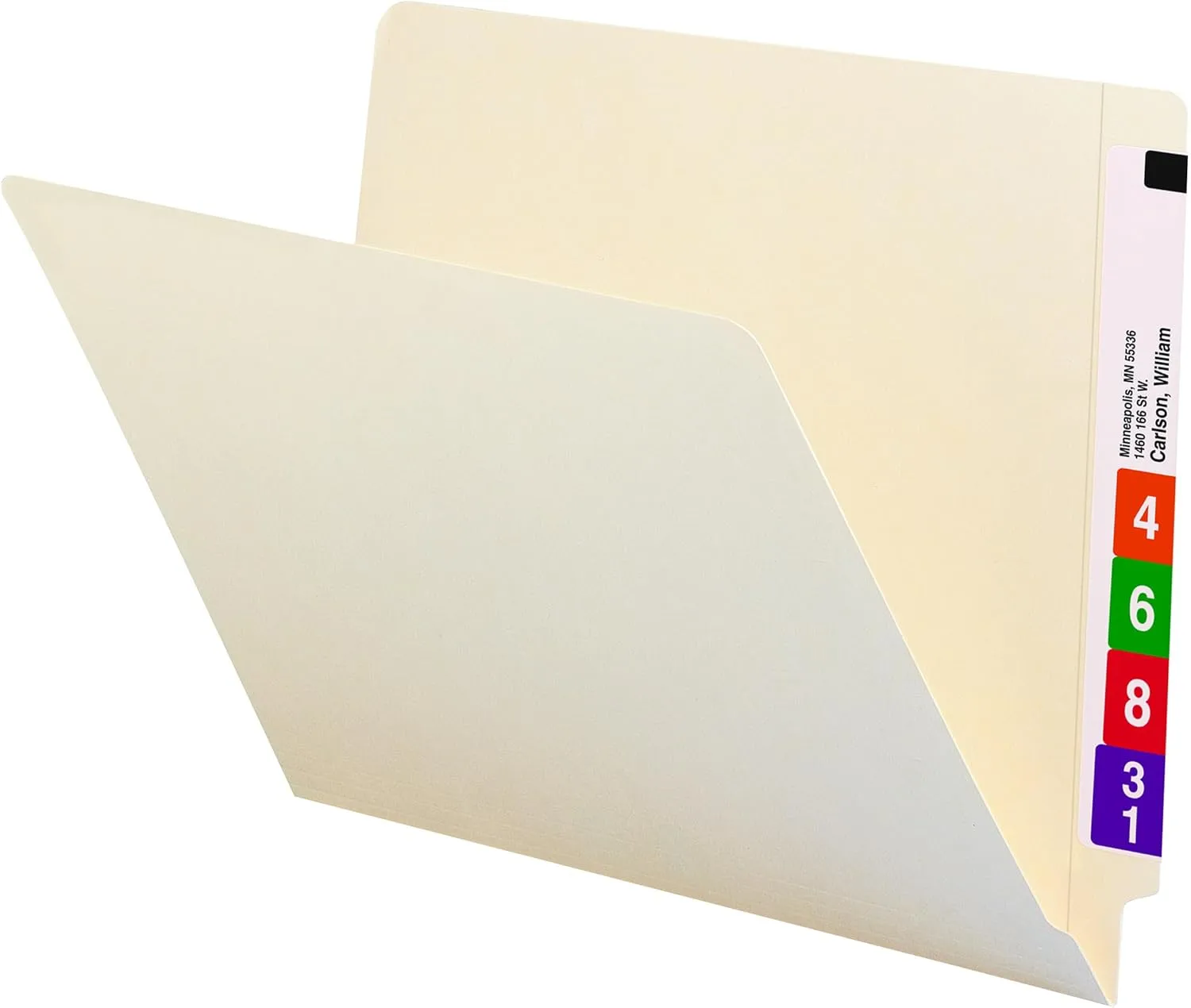 Smead Shelf-Master End Tab File Folders, 100 Count, Manila, Letter Size (24110)