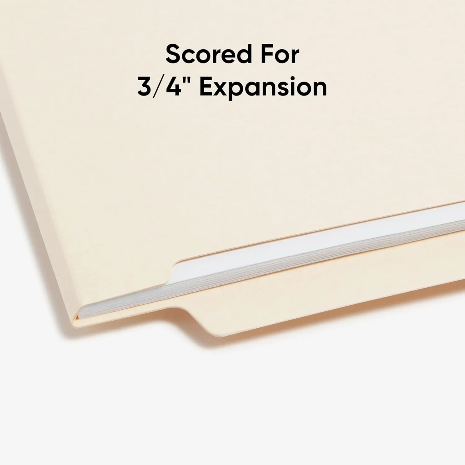 Smead Shelf-Master End Tab File Folders, 100 Count, Manila, Letter Size (24110)