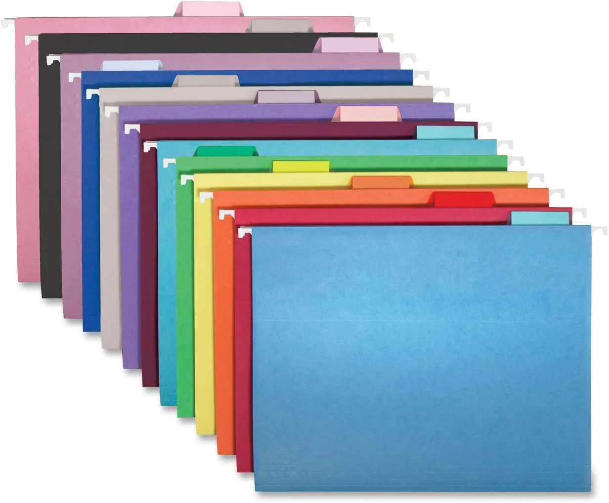 SMEAD Colored Hanging File Folders, Letter Size