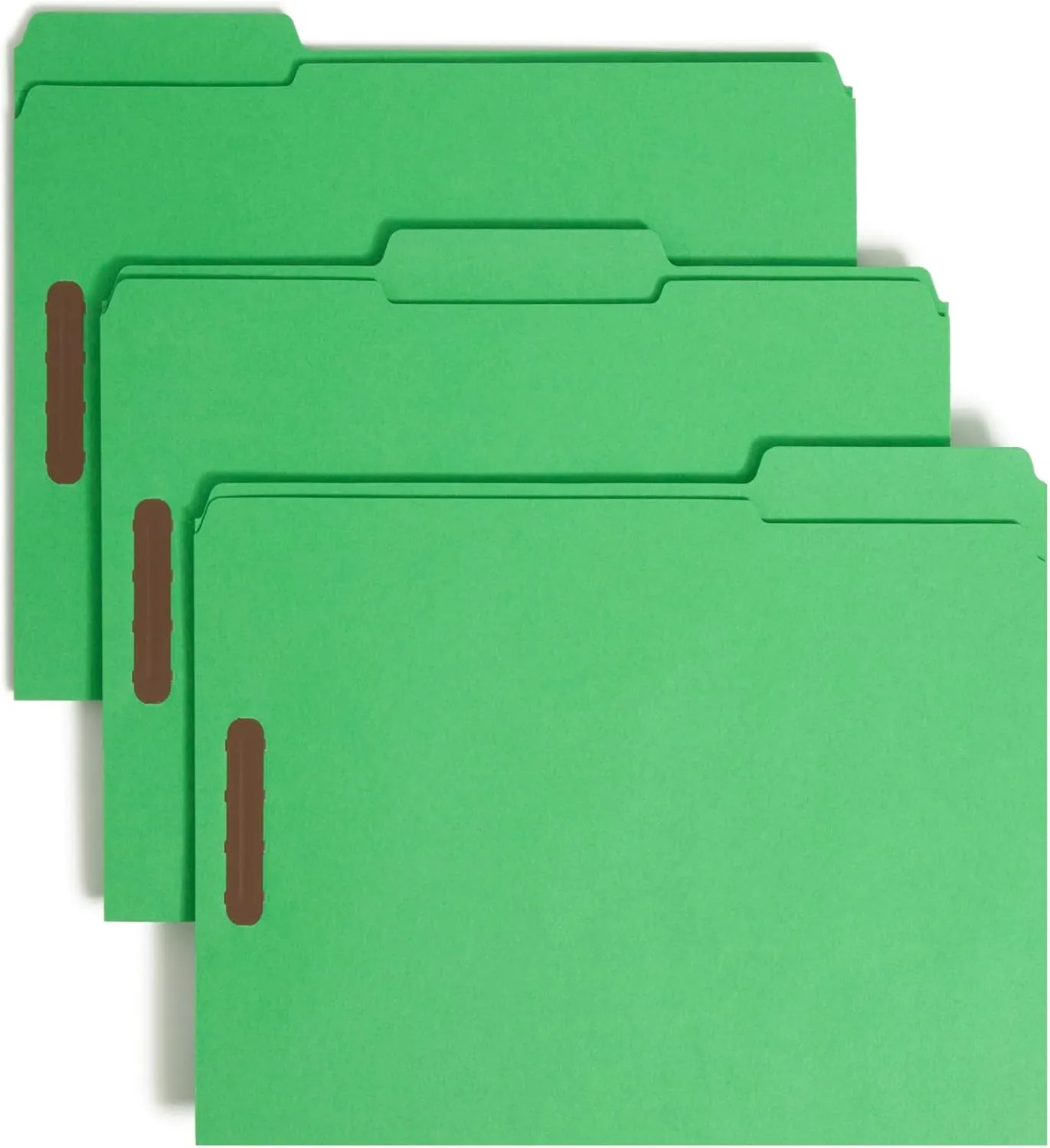SMEAD Fastener File Folders with Reinforced 1/3-Cut Tabs