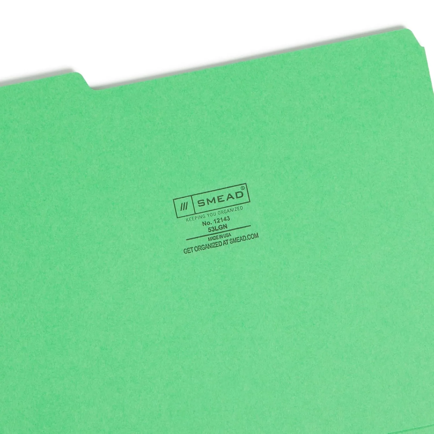 SMEAD Letter-Size File Folders, 1/3-Cut Top Tab