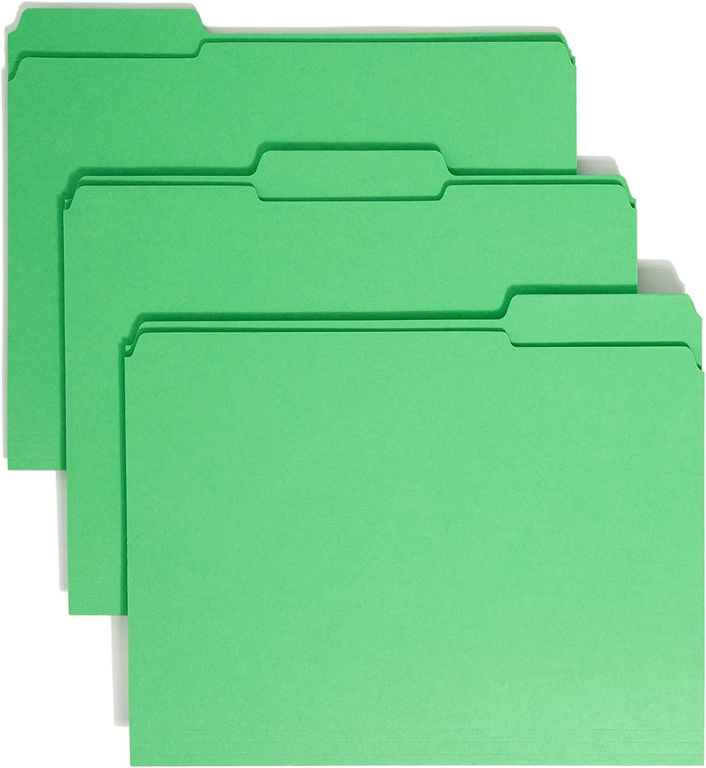 SMEAD Reinforced 1/3-Cut Top Tab File Folders, Letter Size