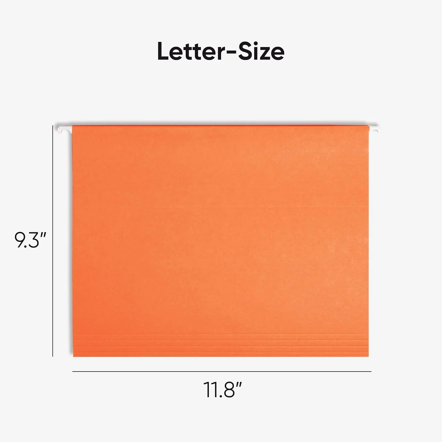 SMEAD Hanging File Folders, Letter Size, 1/5-Cut Adjustable Poly Tabs