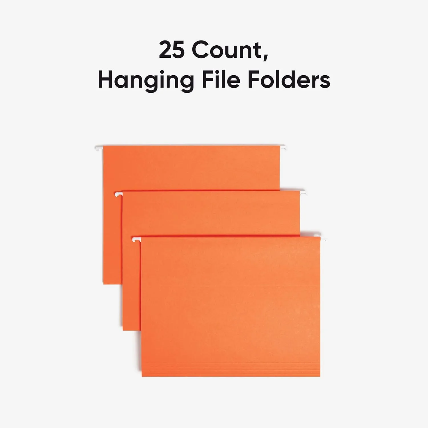 SMEAD Hanging File Folders, Letter Size, 1/5-Cut Adjustable Poly Tabs