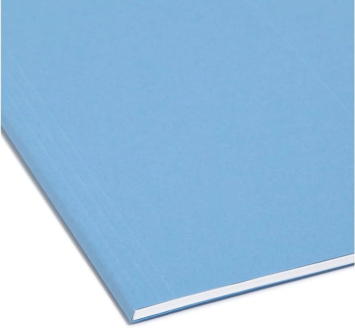 Smead Hanging File Folder with Tab, 1/3-Cut Adjustable Tab, Letter Size, Assorted Colors, 25 per Box (64020)