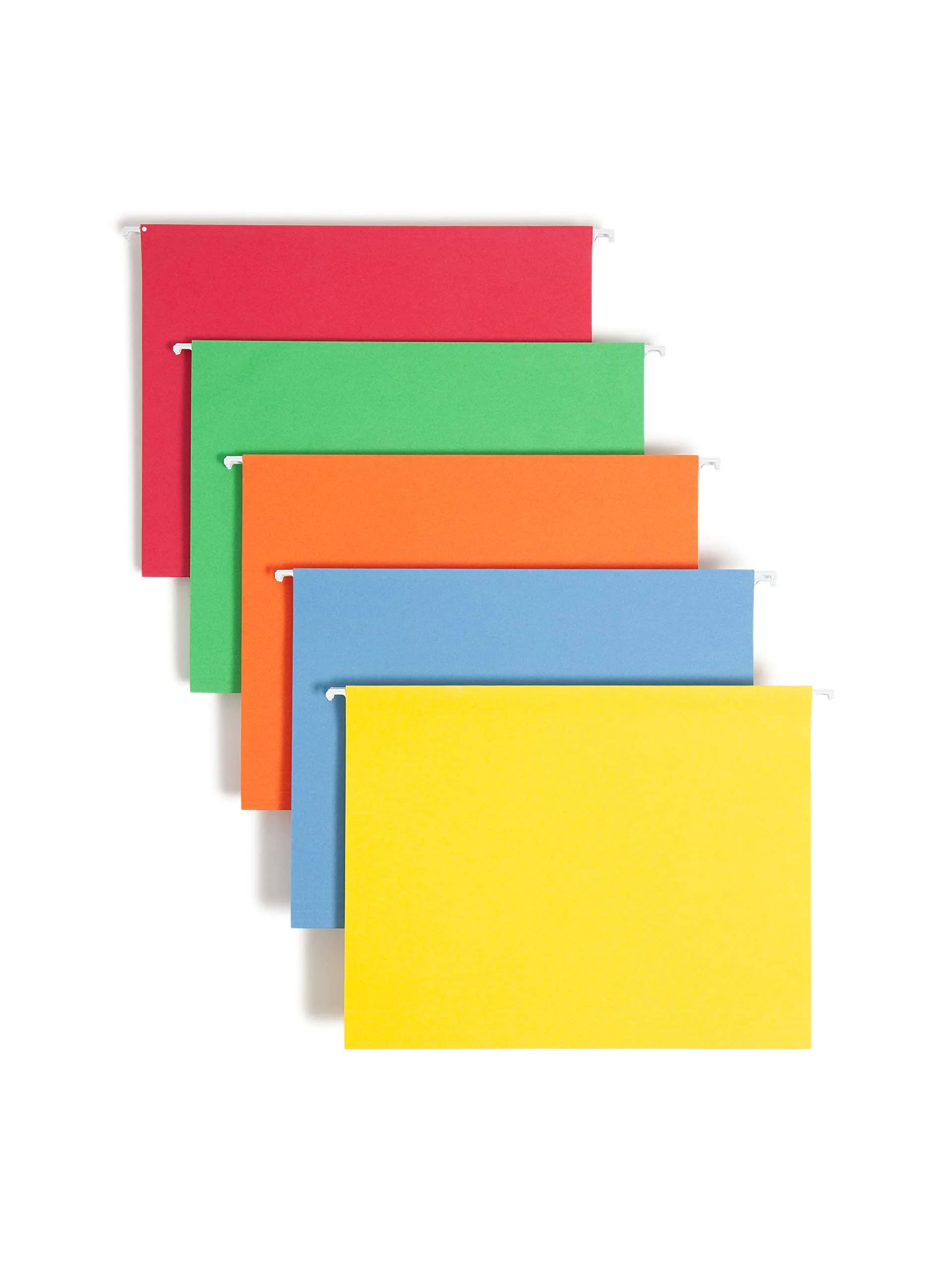 SMEAD Hanging File Folders, Letter Size, 1/5-Cut Adjustable Poly Tabs
