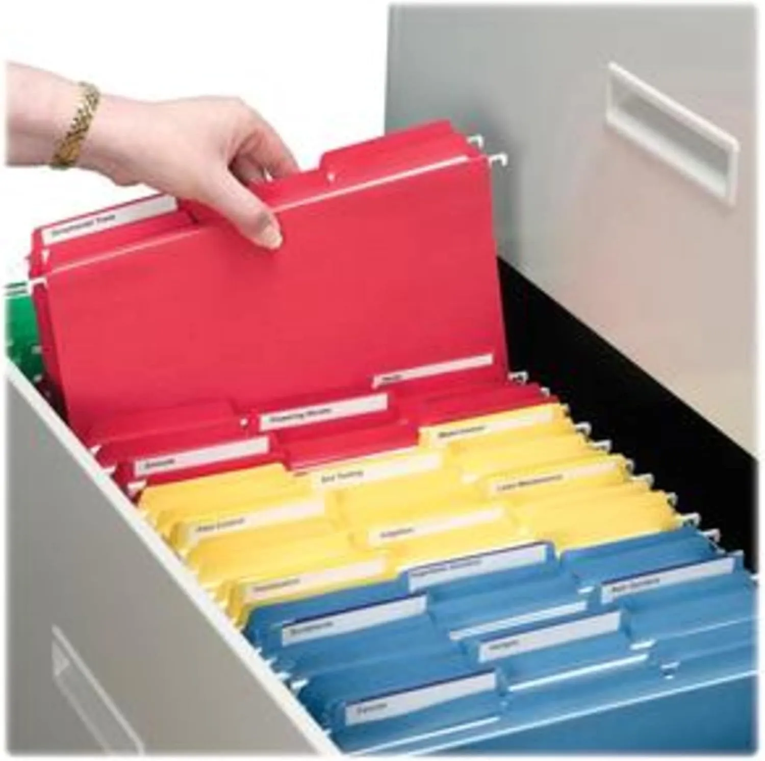 SMEAD Interior File Folders, 1/3-Cut Tab, Letter Size
