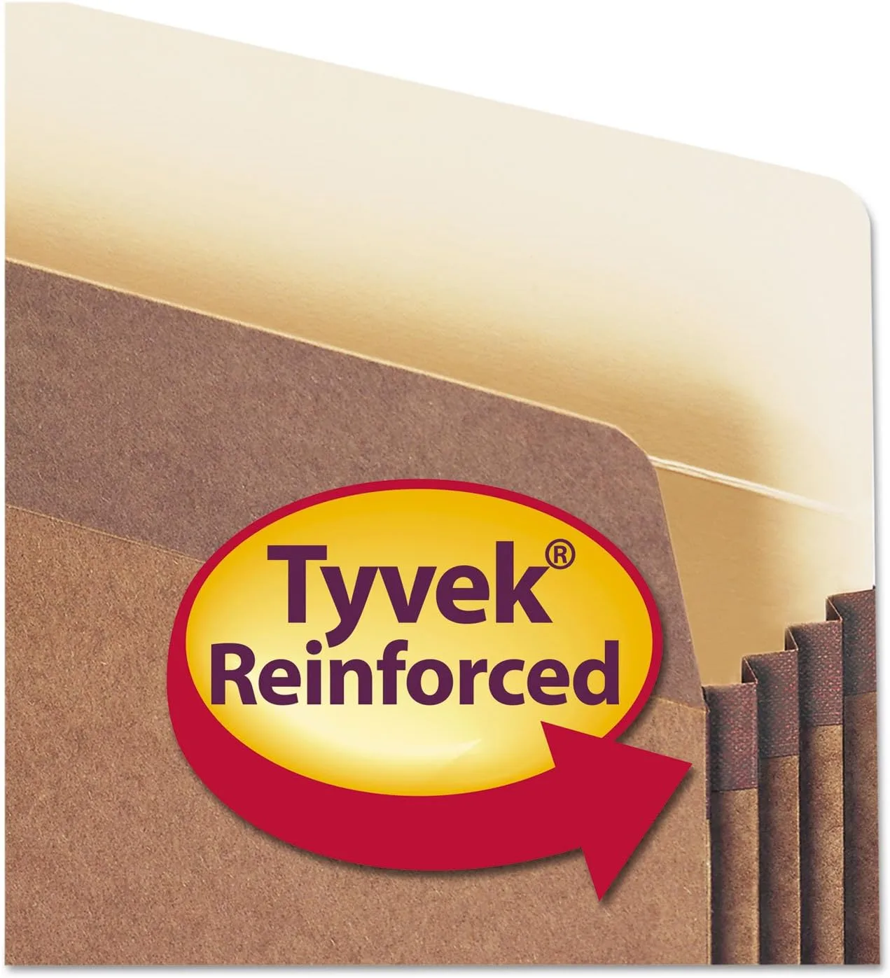 Smead File Pocket, Straight-Cut Tab, 3-1/2" Expansion, Legal Size, Redrope, 50 Per Carton (74805)