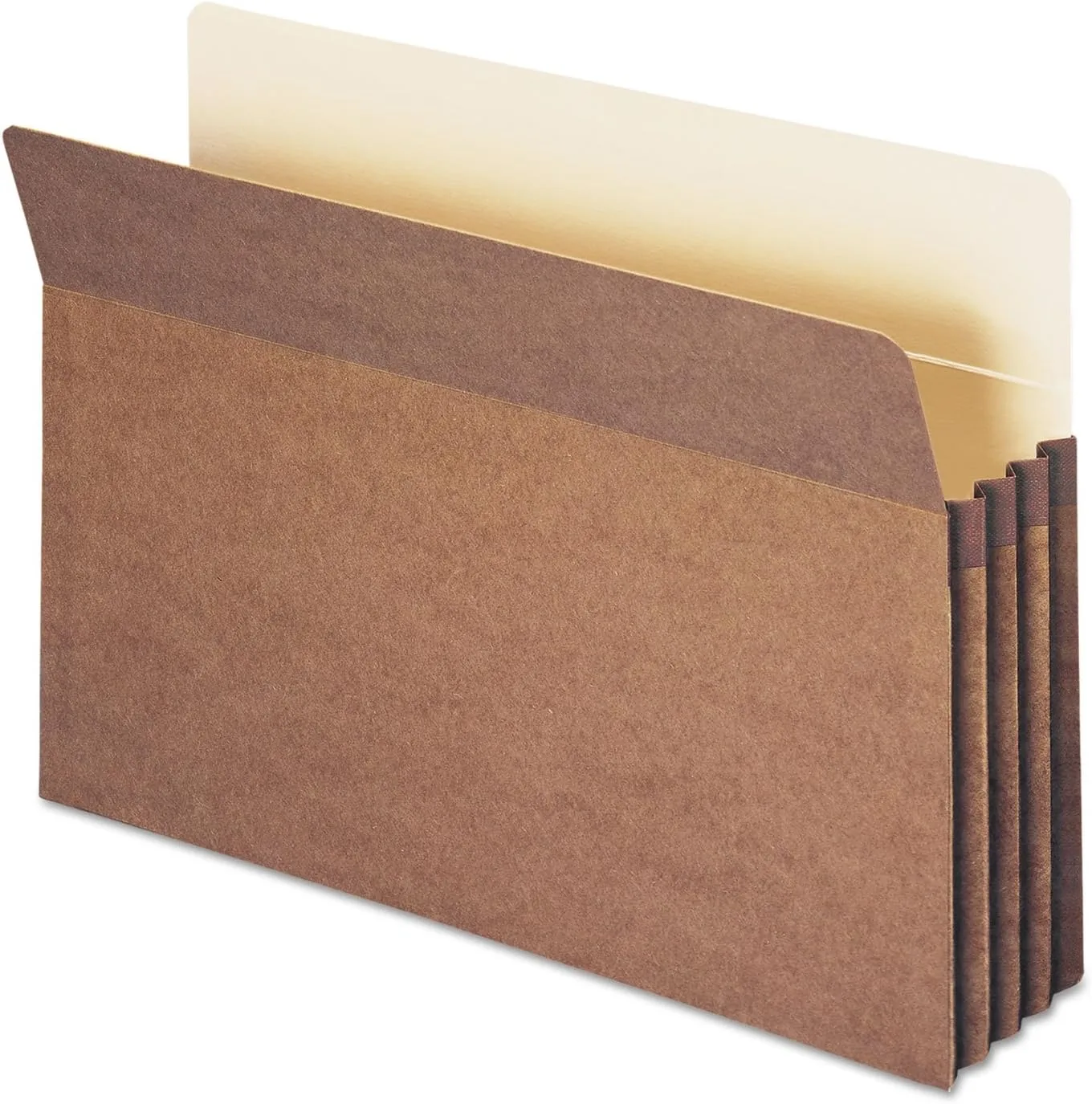 Smead File Pocket, Straight-Cut Tab, 3-1/2" Expansion, Legal Size, Redrope, 50 Per Carton (74805)