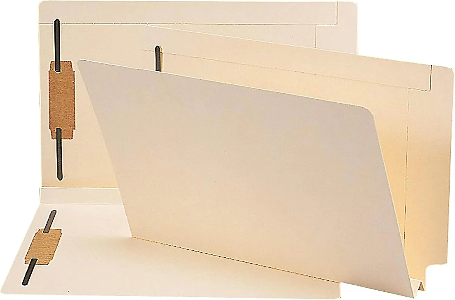 Smead Extra Capacity End Tab Fastener File Folder, Legal, Manila, 50/Box (37276)