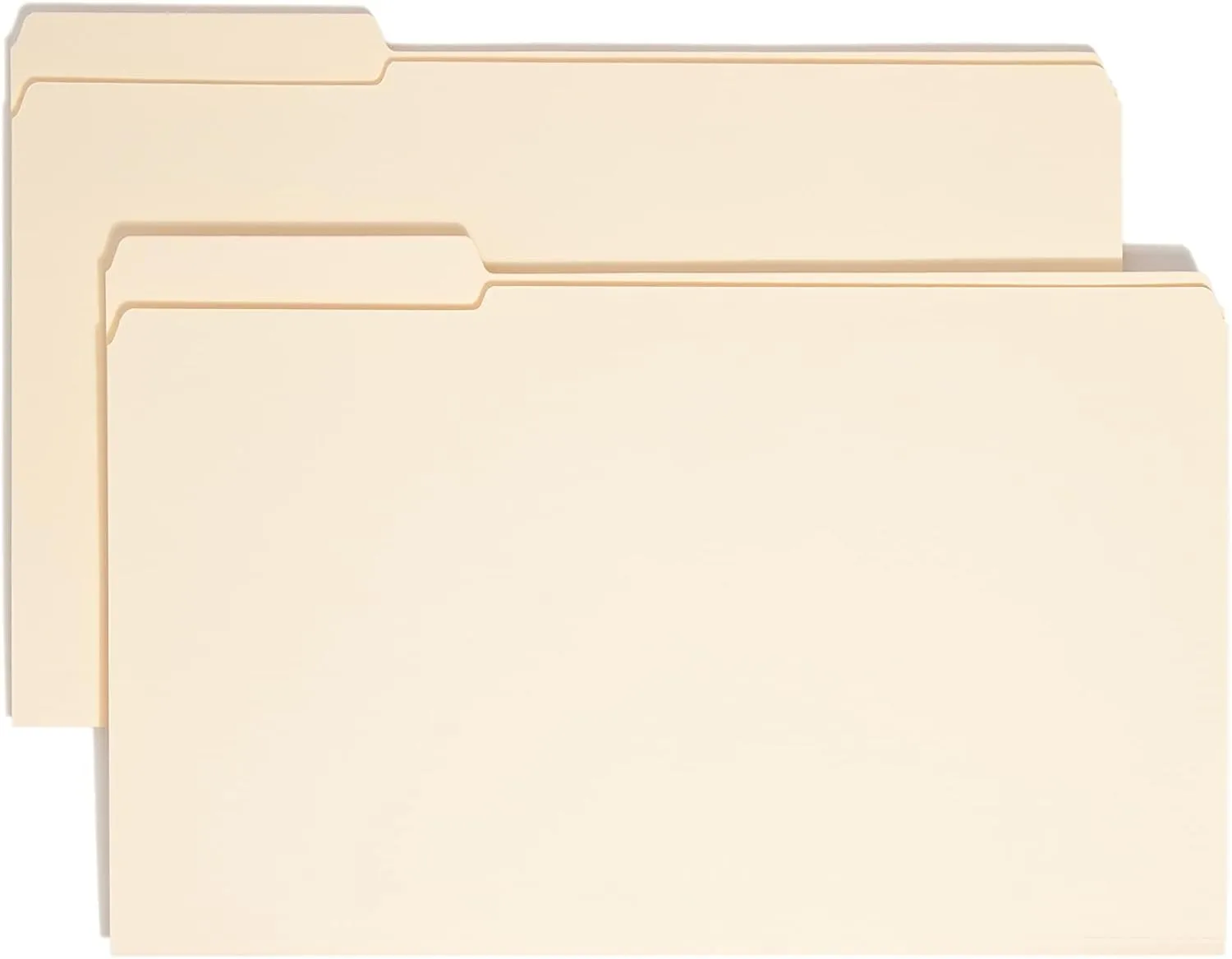 SMEAD File Folder, Reinforced 1/3-Cut Top Tab, Legal Size, Manila, 100 per Box
