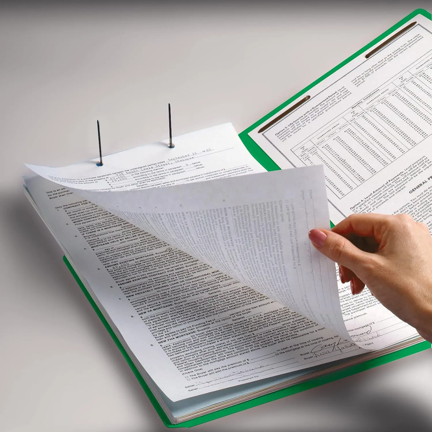 SMEAD End Tab Fastener File Folders, Shelf-Master® Reinforced Straight-Cut Tab, 2 Fasteners, Letter Size