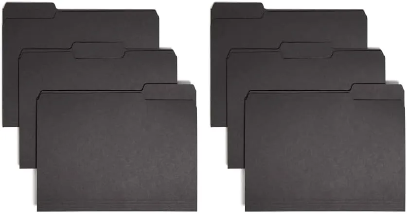 SMEAD Interior File Folders, 1/3-Cut Tab, Letter Size