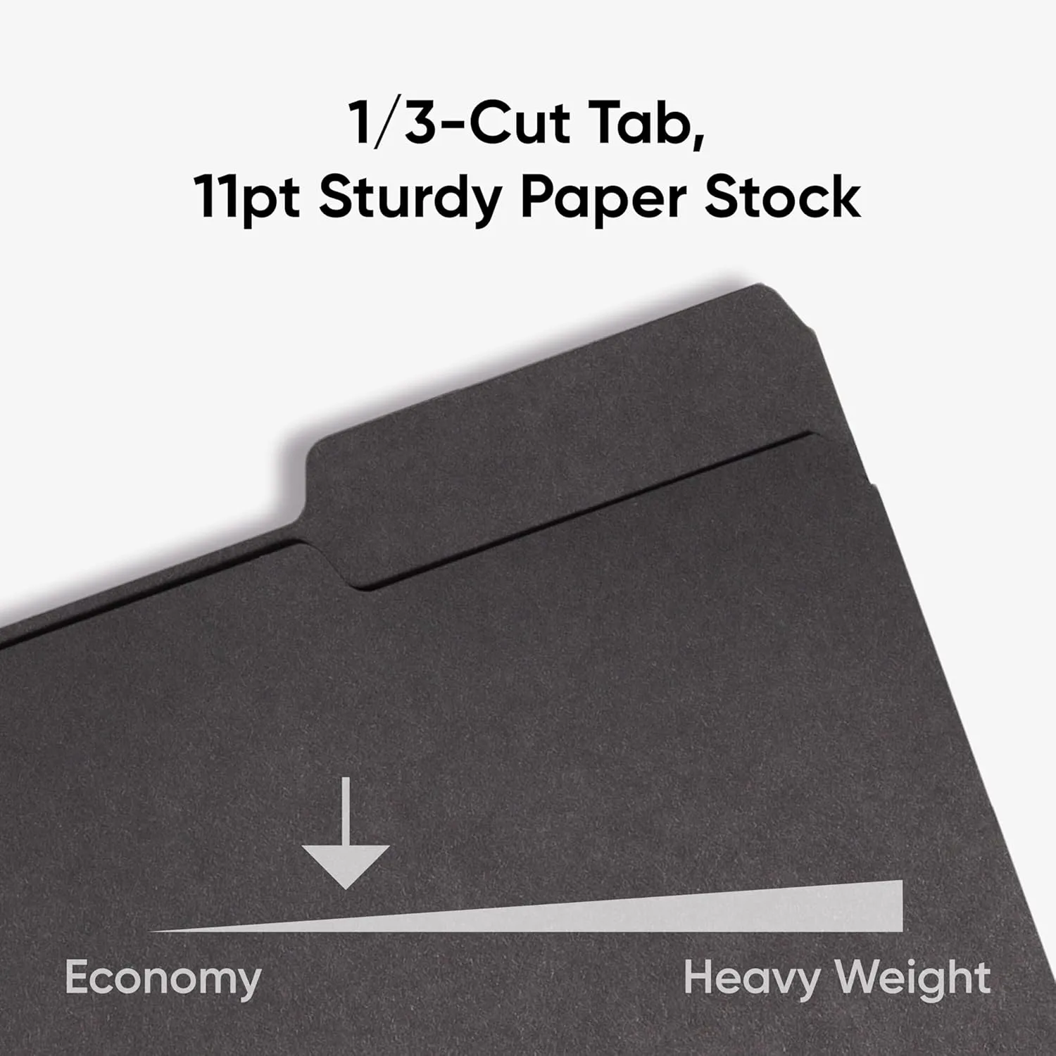 SMEAD Interior File Folders, 1/3-Cut Tab, Letter Size