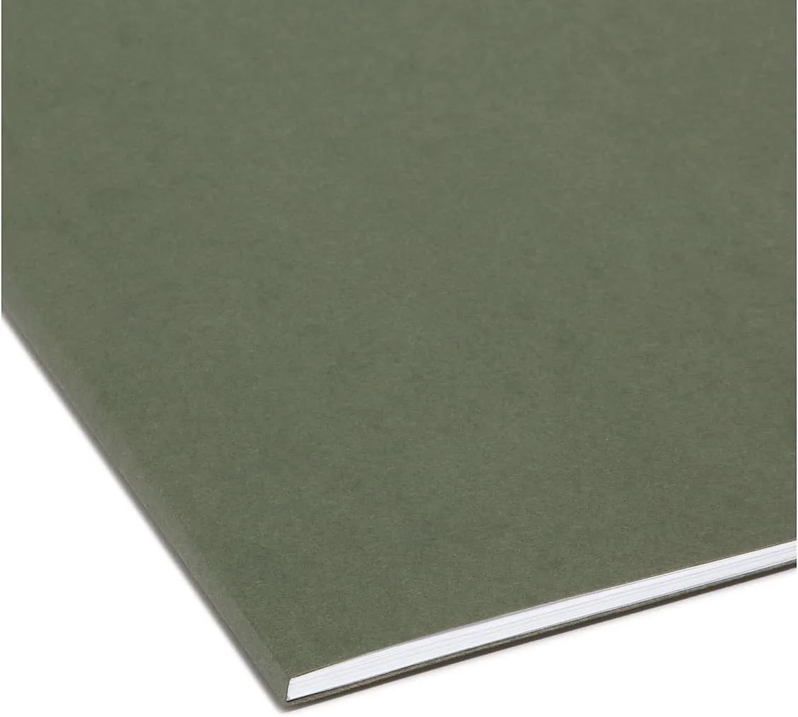 SMEAD Hanging File Folders, Tabless, 11 pt Stock