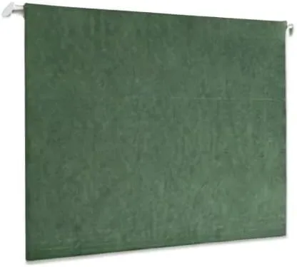 SMEAD Hanging File Folders, Tabless, 11 pt Stock