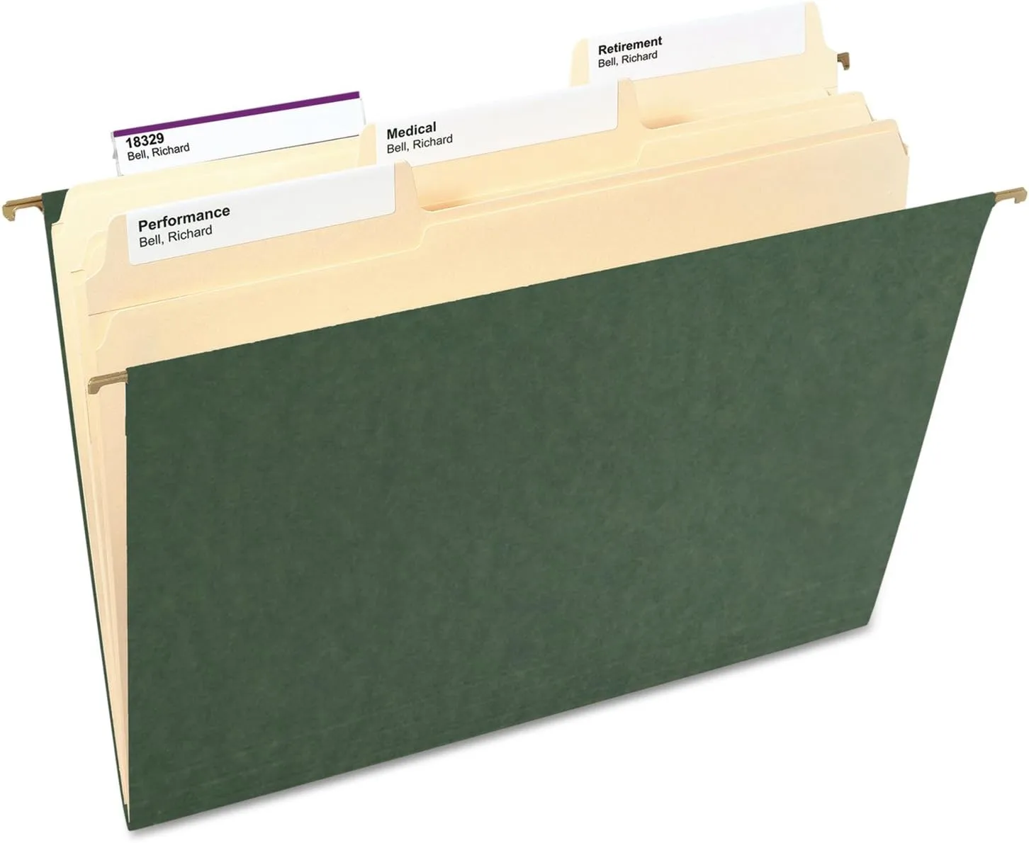 SMEAD Hanging File Folders, Tabless, 11 pt Stock