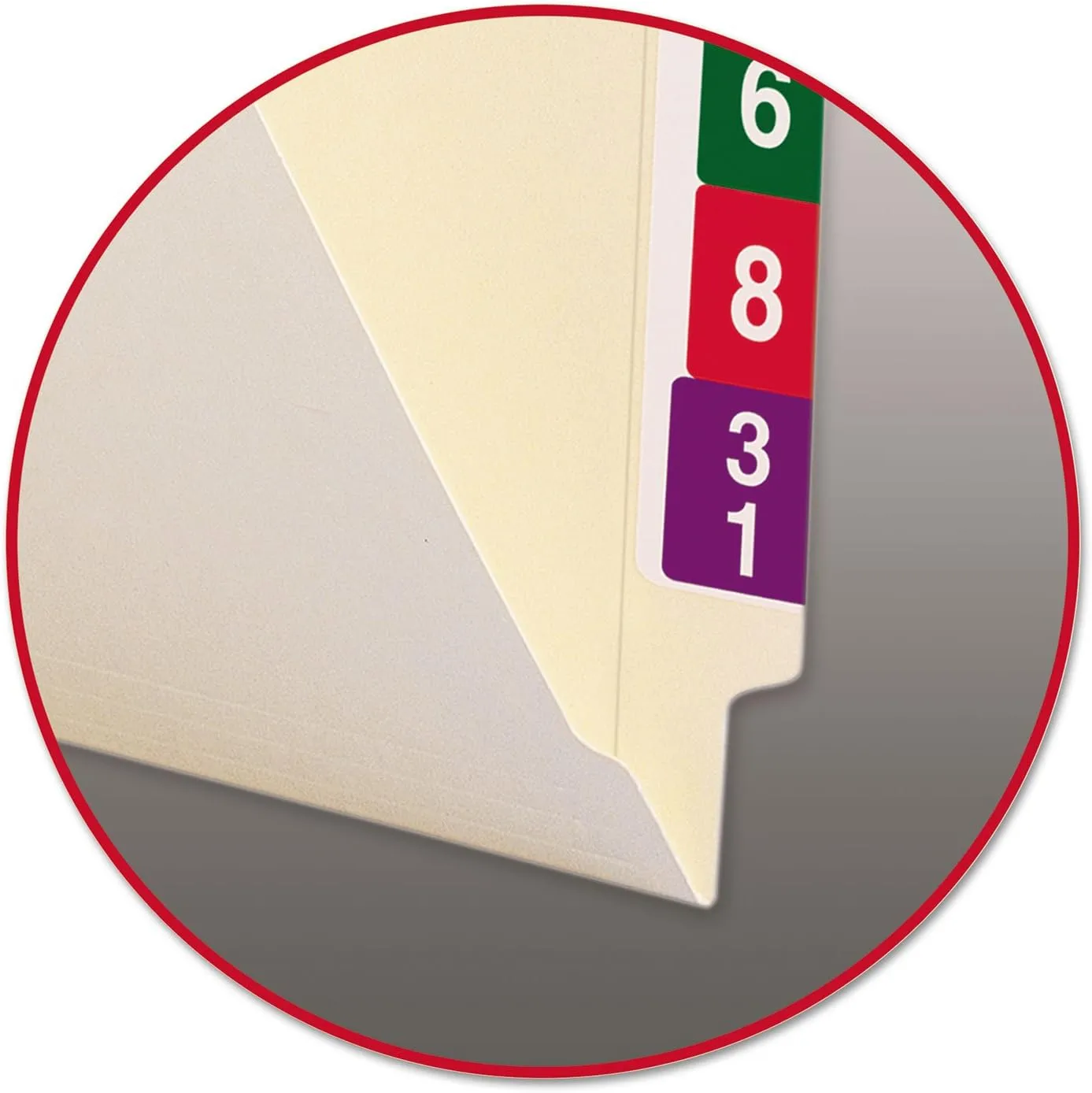 SMEAD Manila End Tab File Folders, Letter Size, 9 in High Front, Straight Tabs, 100/Box (24109)