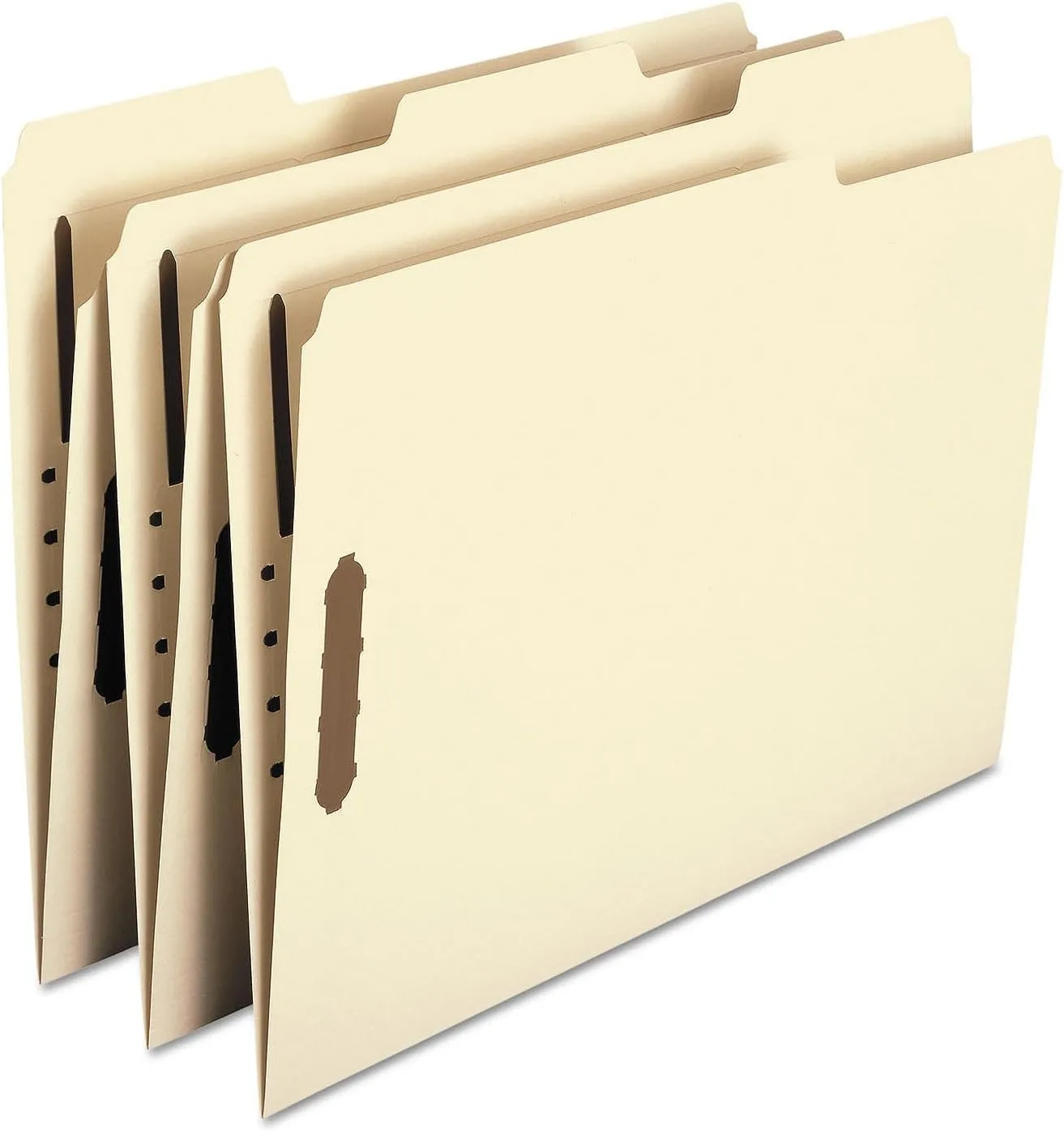 Smead Fastener File Folder, 2 Fasteners, Reinforced 1/3-Cut Tab, Letter Size, Manila, 50 per Box (14537) 50 Count