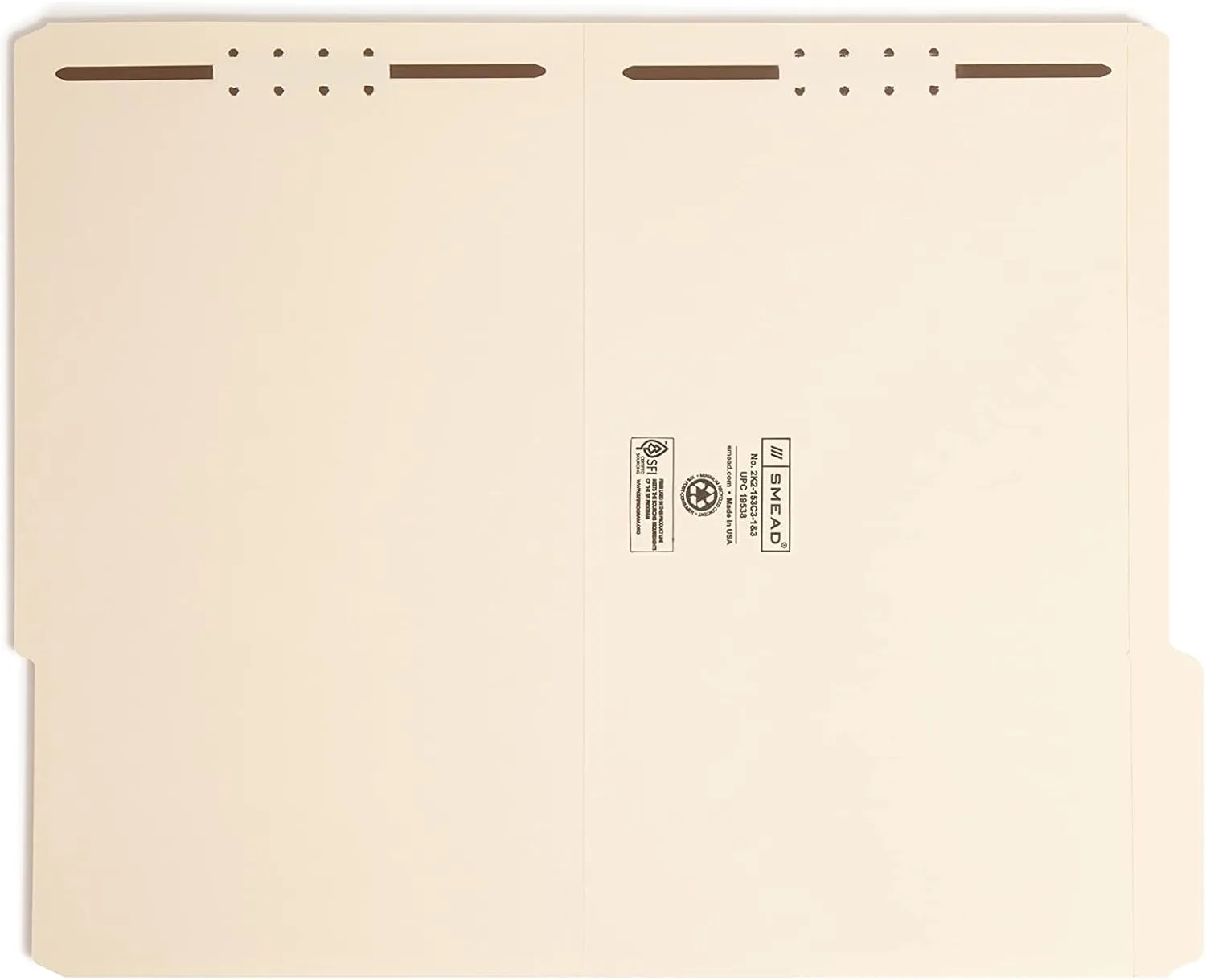 Smead Fastener File Folders, Legal Size, Manila, 11-pt, 50/Box
