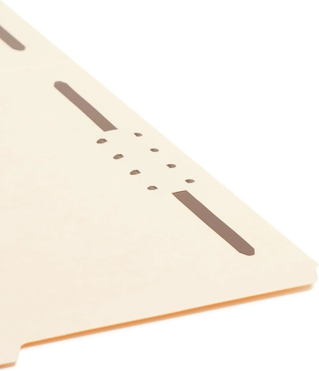 SMEAD Fastener File Folders, Letter Size, Manila, Reinforced Tabs