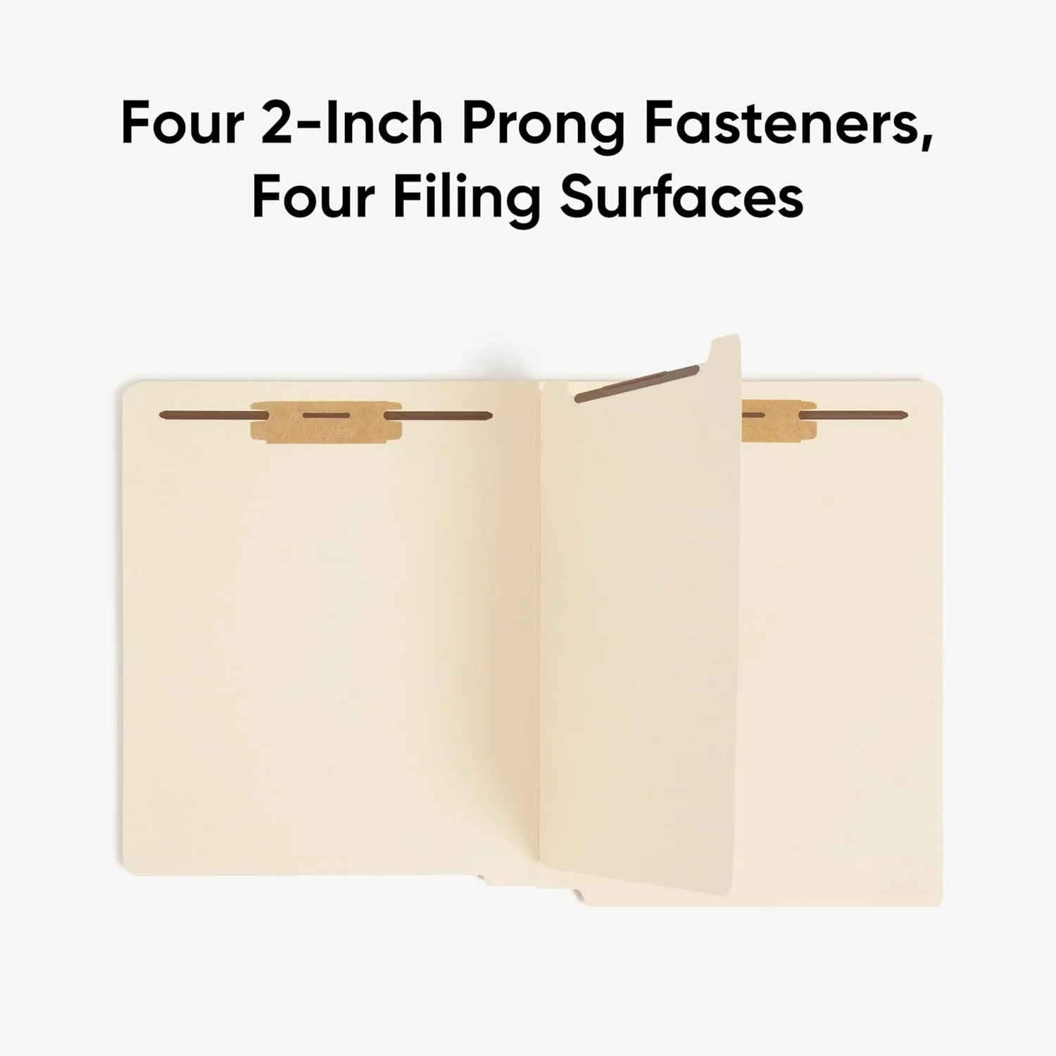 Smead End Tab Fastener File Folders, 50 Count, Manila, Letter Size (34220)
