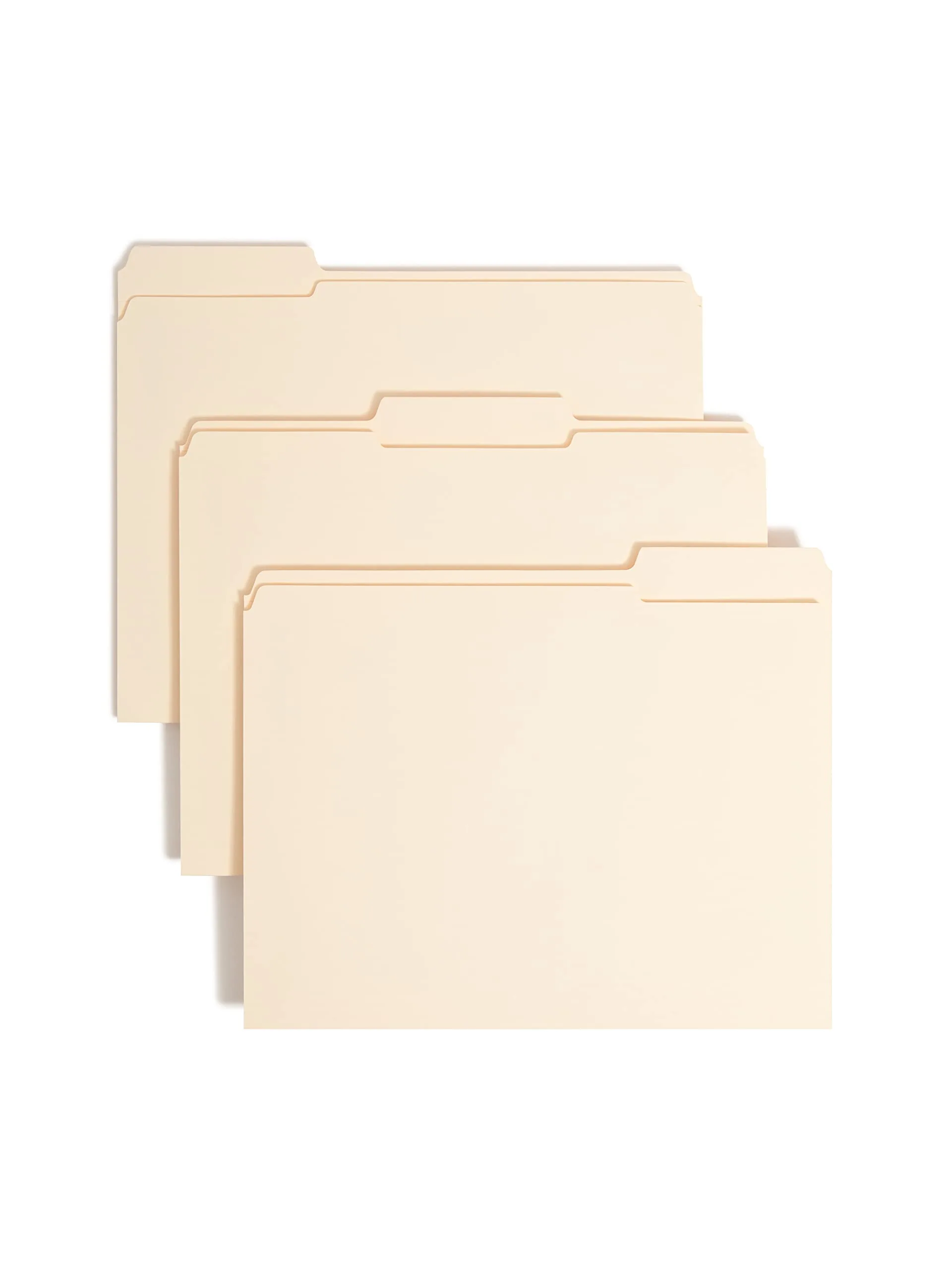SMEAD Fastener File Folders, Letter Size, Manila, Reinforced Tabs