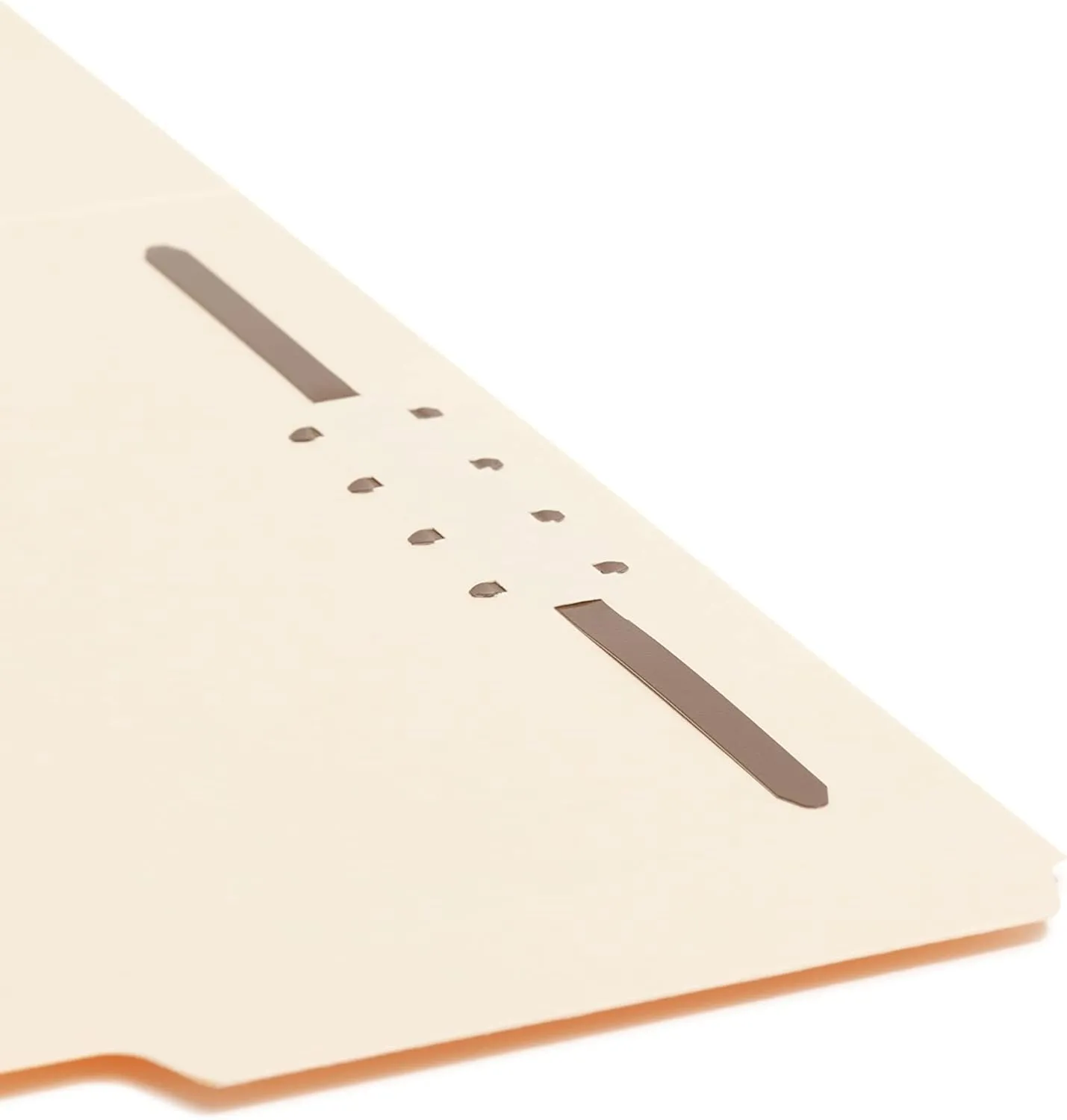 SMEAD Fastener File Folders, Letter Size, Manila, Reinforced Tabs