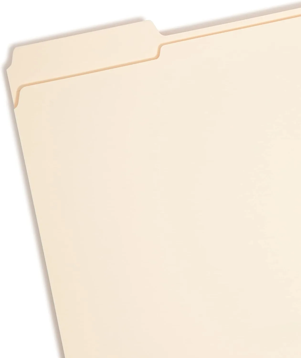 SMEAD Fastener File Folders, Letter Size, Manila, Reinforced Tabs