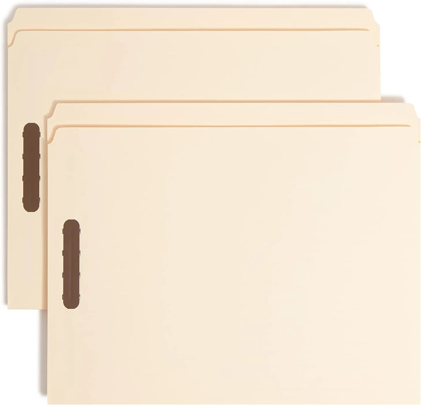 SMEAD Fastener File Folders, Letter Size, Manila, Reinforced Tabs