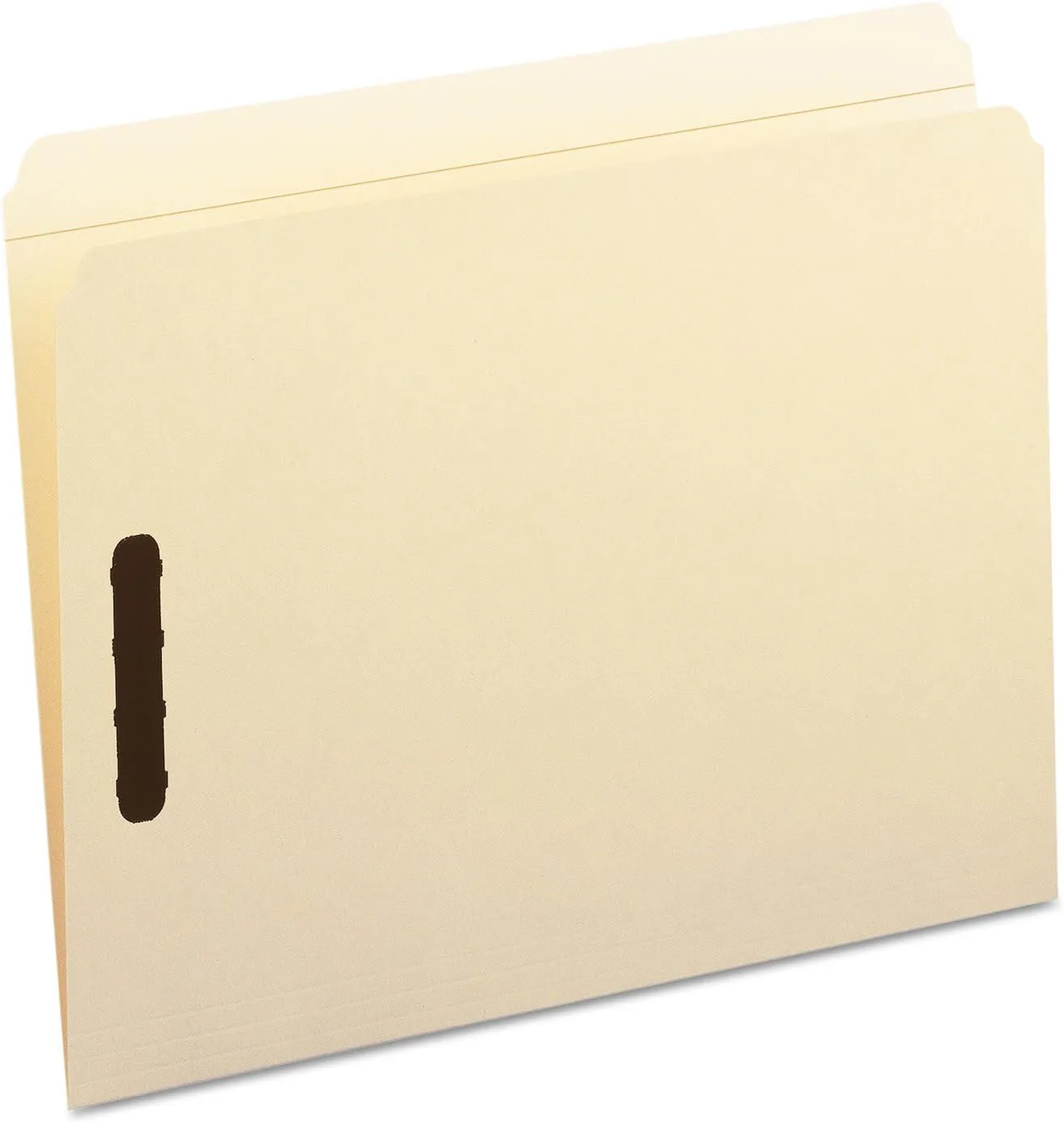 SMEAD Fastener File Folders, Letter Size, Manila, Reinforced Tabs