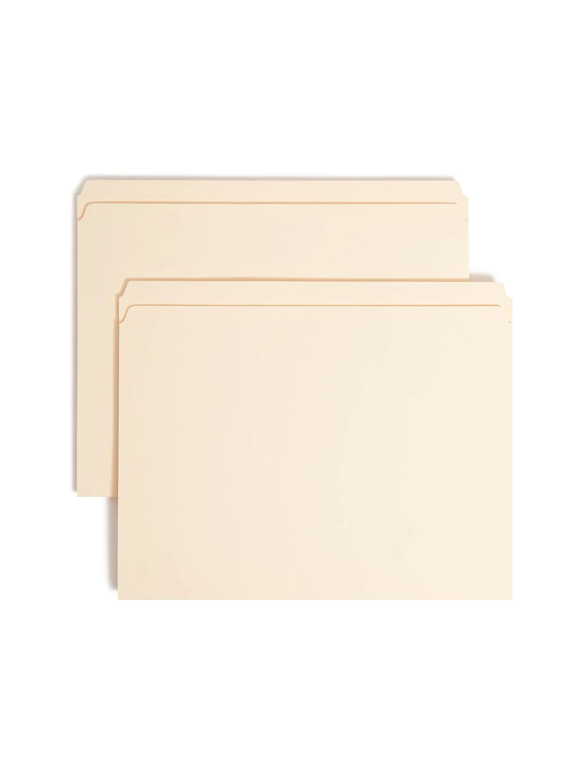 SMEAD Fastener File Folders, Letter Size, Manila, Reinforced Tabs