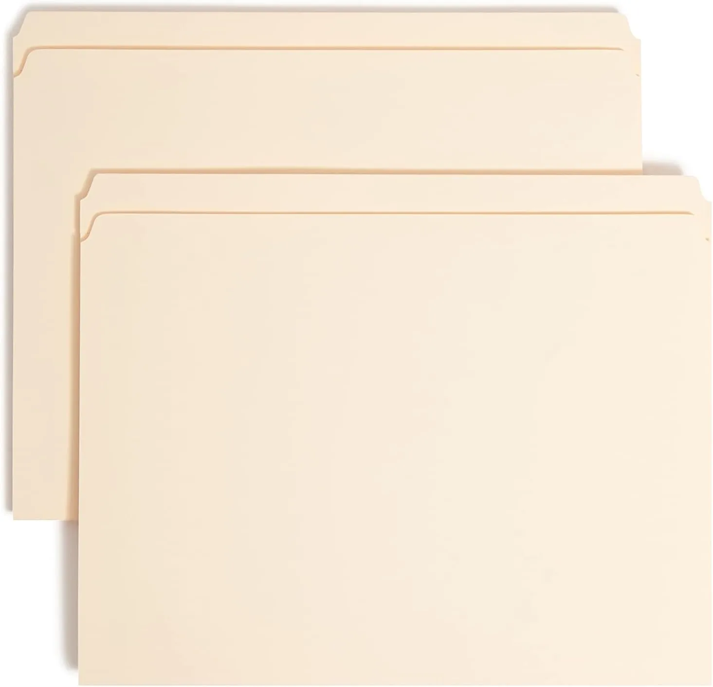 SMEAD Fastener File Folders, Letter Size, Manila, Reinforced Tabs