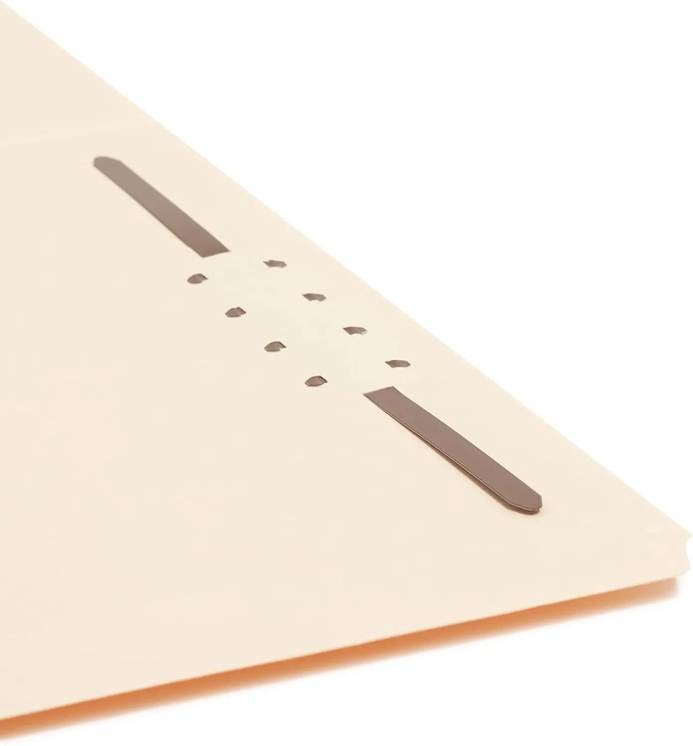SMEAD Fastener File Folders, Letter Size, Manila, Reinforced Tabs