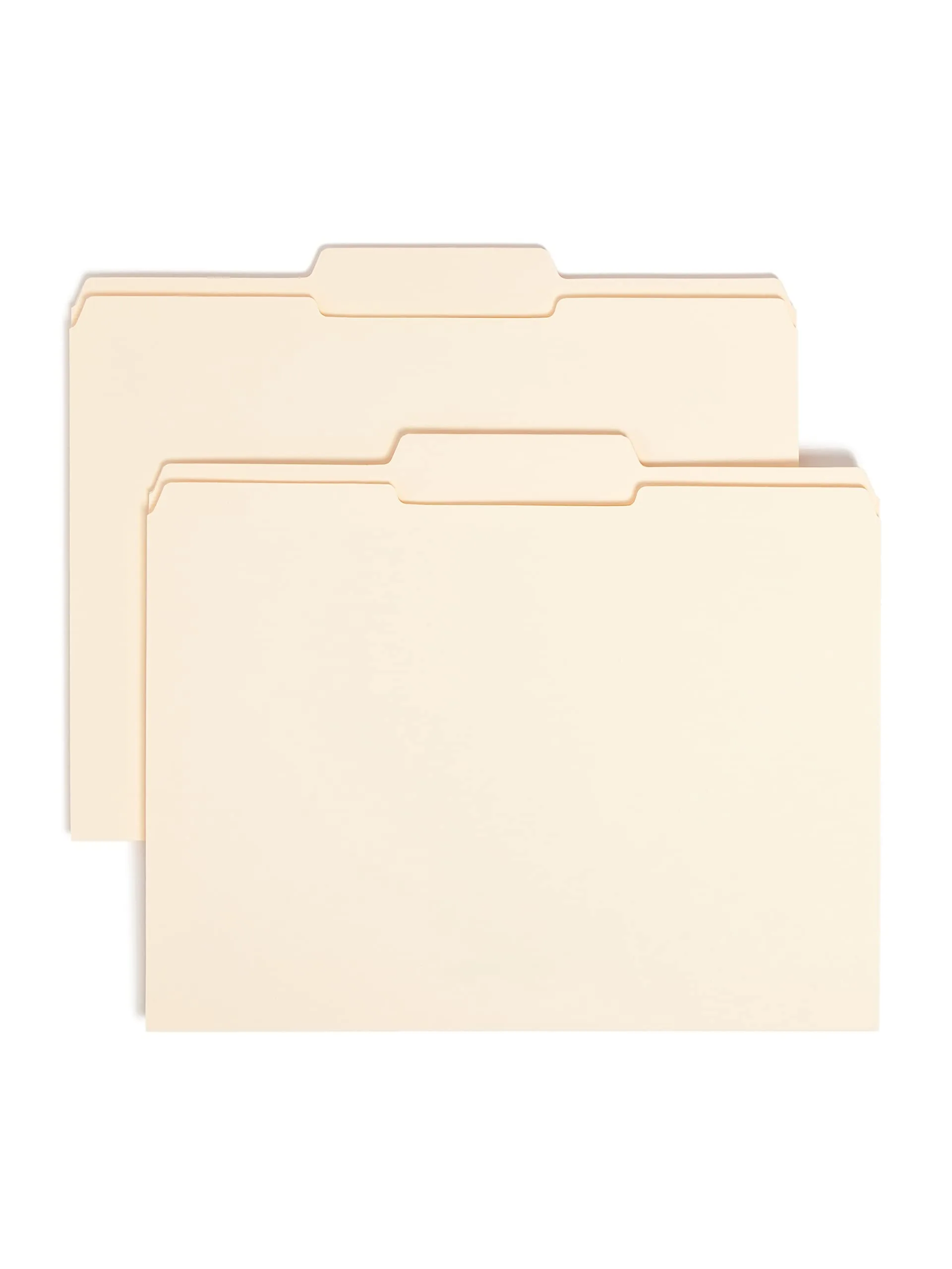 Smead File Folder, Reinforced 1/3-Cut Center Tab, Letter Size, 100/Box