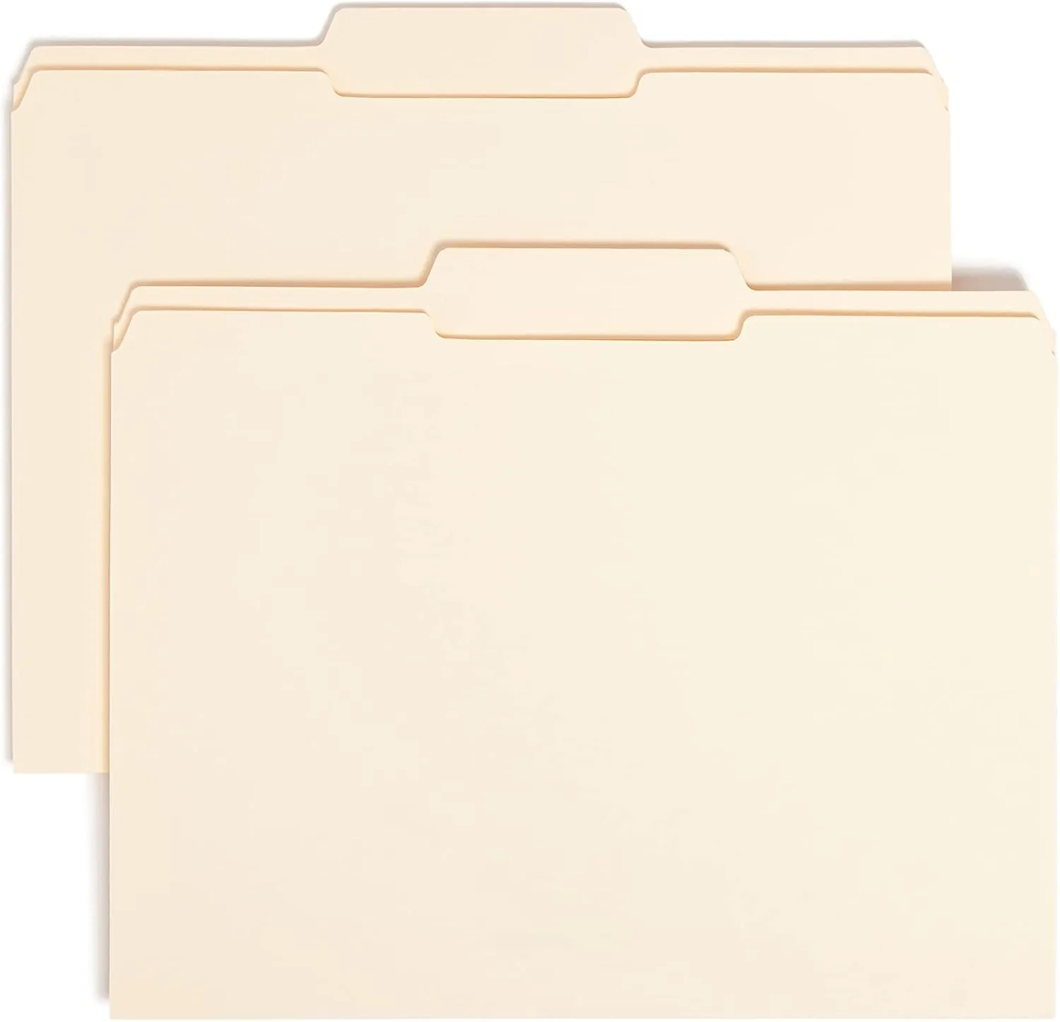 Smead File Folder, Reinforced 1/3-Cut Center Tab, Letter Size, 100/Box