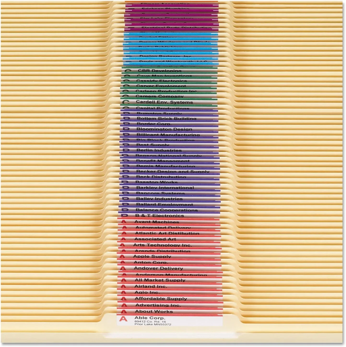 Smead File Folder, 1/3-Cut Tab, Center Position, Letter Size, Manila, 100 per Box (10332)