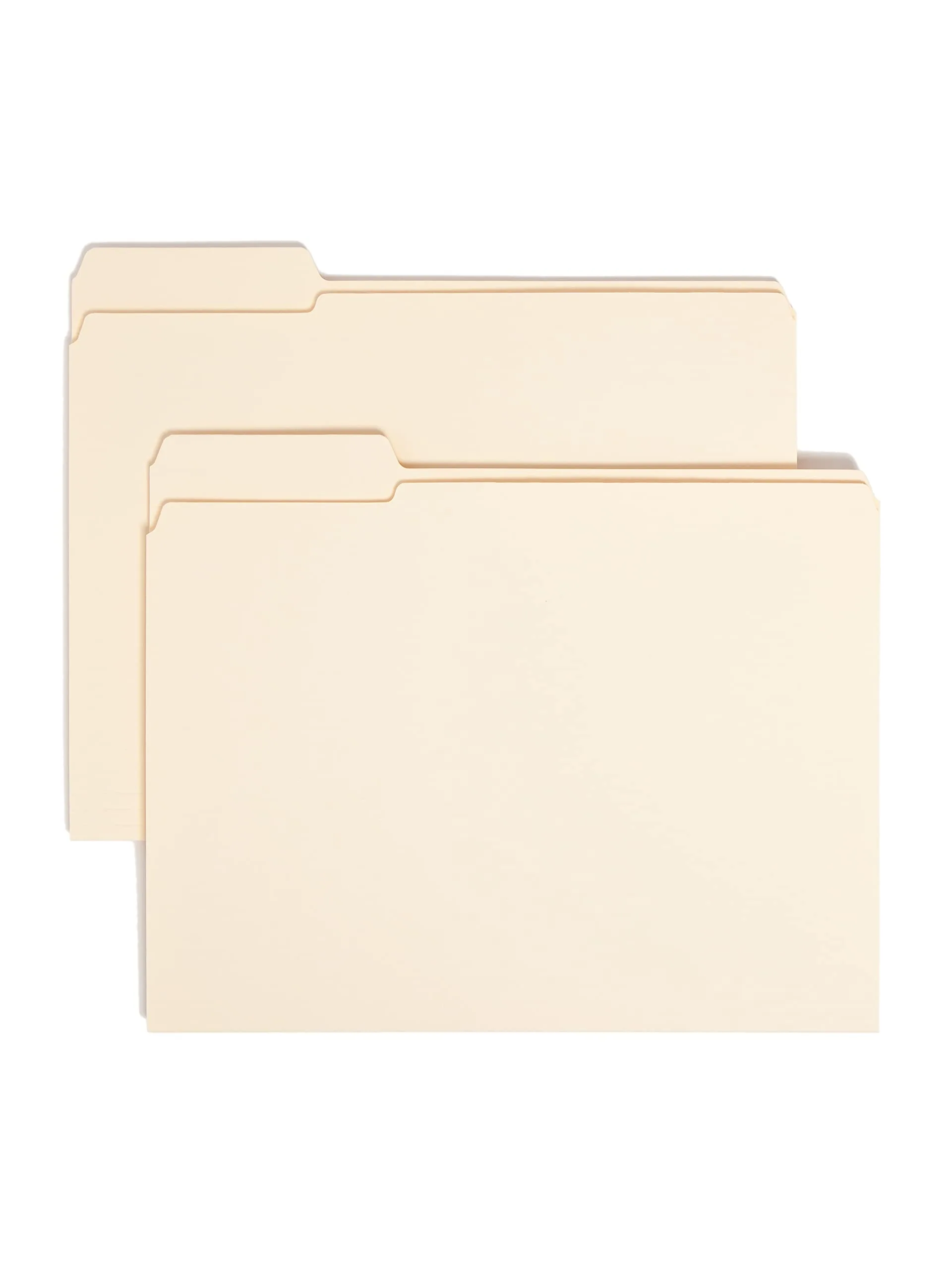 Smead File Folder, Reinforced 1/3-Cut Tab, Left Position, Letter Size, Manila, 100 per Box (10335)