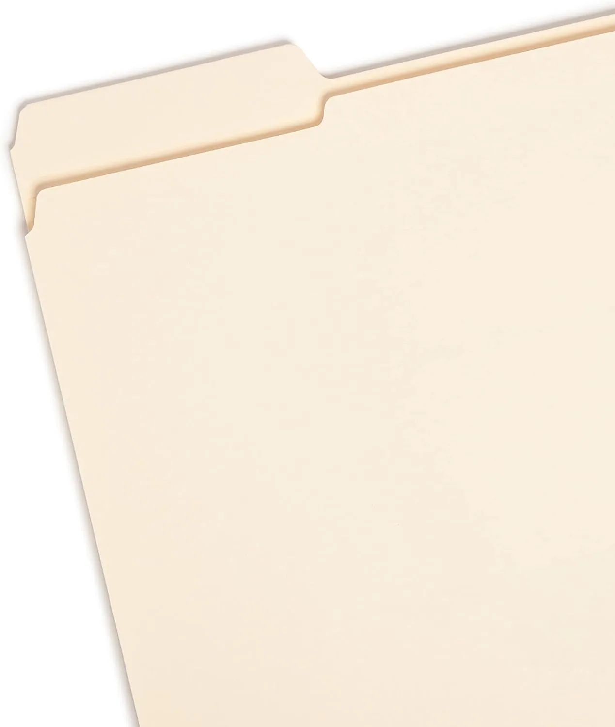 Smead File Folder, Reinforced 1/3-Cut Tab, Left Position, Letter Size, Manila, 100 per Box (10335)