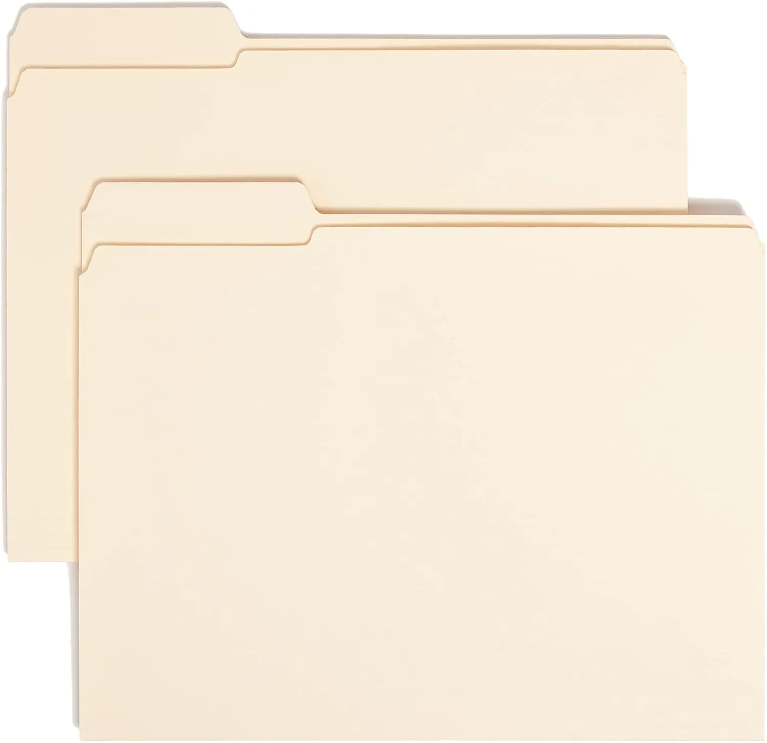 Smead File Folder, Reinforced 1/3-Cut Tab, Left Position, Letter Size, Manila, 100 per Box (10335)