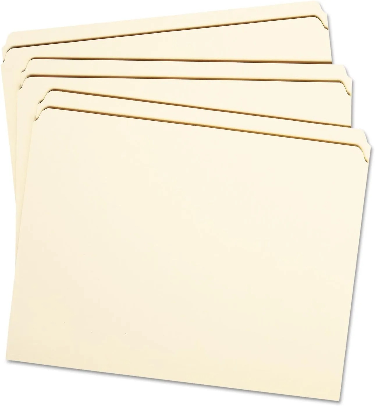 Smead Reinforced Straight-Cut Manila File Folders, Letter Size, 100/Box (10310)