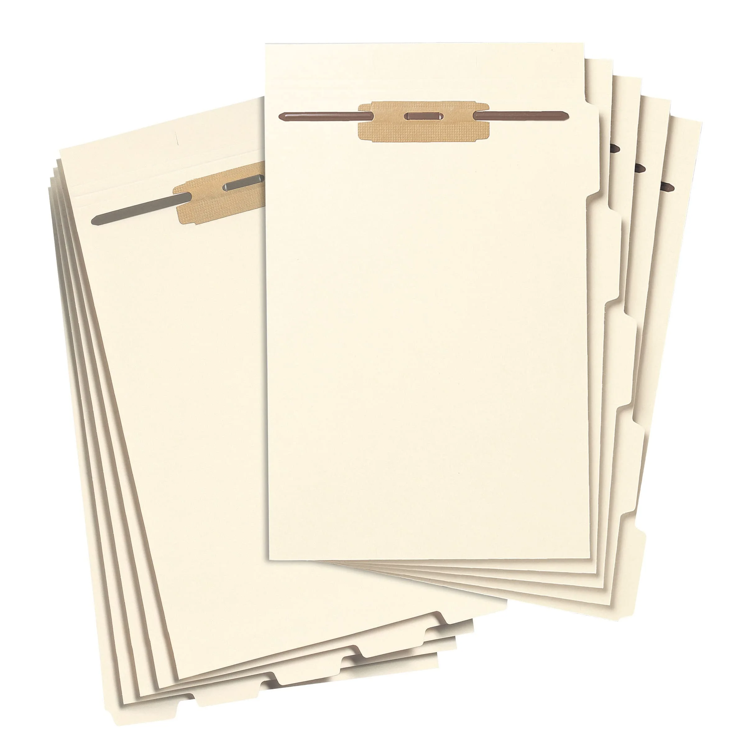 SMEAD Stackable End-Tab Folder Dividers with Fasteners, 50 Count