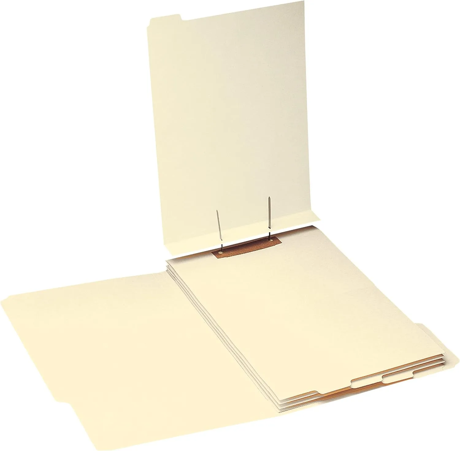SMEAD Stackable End-Tab Folder Dividers with Fasteners, 50 Count